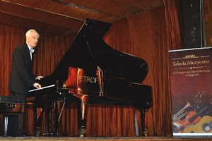 1157th Liszt Evening, the "Franz Liszt" Music School in Glogow, 20th April 2015. Juliusz Adamowski. Photo by  Jerzy Popiel.